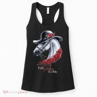 Talk Derby To Me Horse Racing Lover Derby Day Women's Tank Top thumb 0