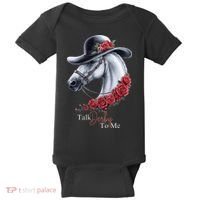Talk Derby To Me Horse Racing Lover Derby Day Baby Bodysuit thumb 0