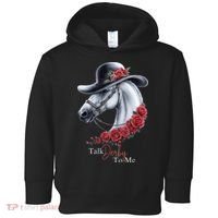 Talk Derby To Me Horse Racing Lover Derby Day Toddler Hoodie thumb 0