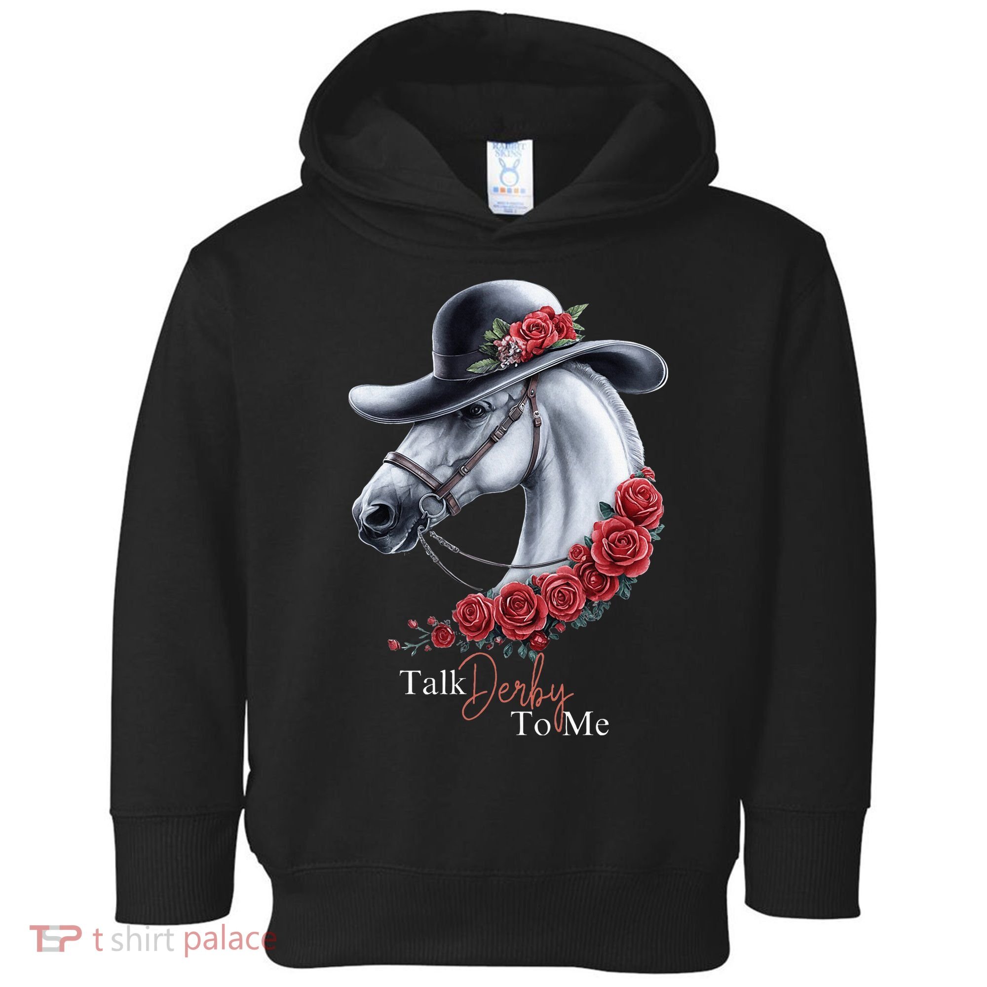 Talk Derby To Me Horse Racing Lover Derby Day Toddler Hoodie