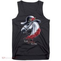 Talk Derby To Me Horse Racing Lover Derby Day Tank Top thumb 0