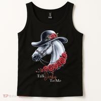 Talk Derby To Me Horse Racing Lover Derby Day Tank Top thumb 2