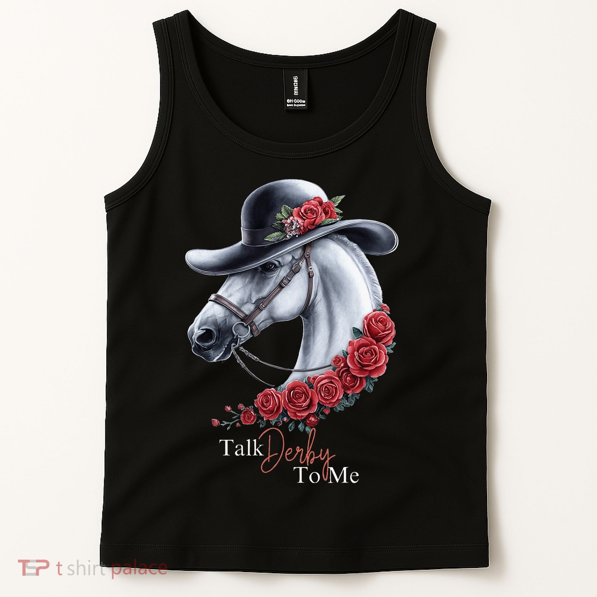 Talk Derby To Me Horse Racing Lover Derby Day Tank Top