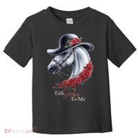 Talk Derby To Me Horse Racing Lover Derby Day Toddler T-Shirt thumb 0