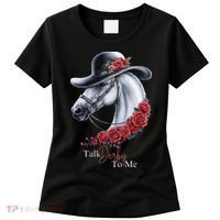 Talk Derby To Me Horse Racing Lover Derby Day Women's T-Shirt thumb 0