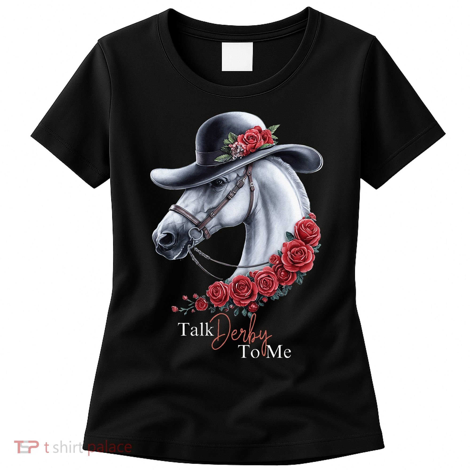 Talk Derby To Me Horse Racing Lover Derby Day Women's T-Shirt