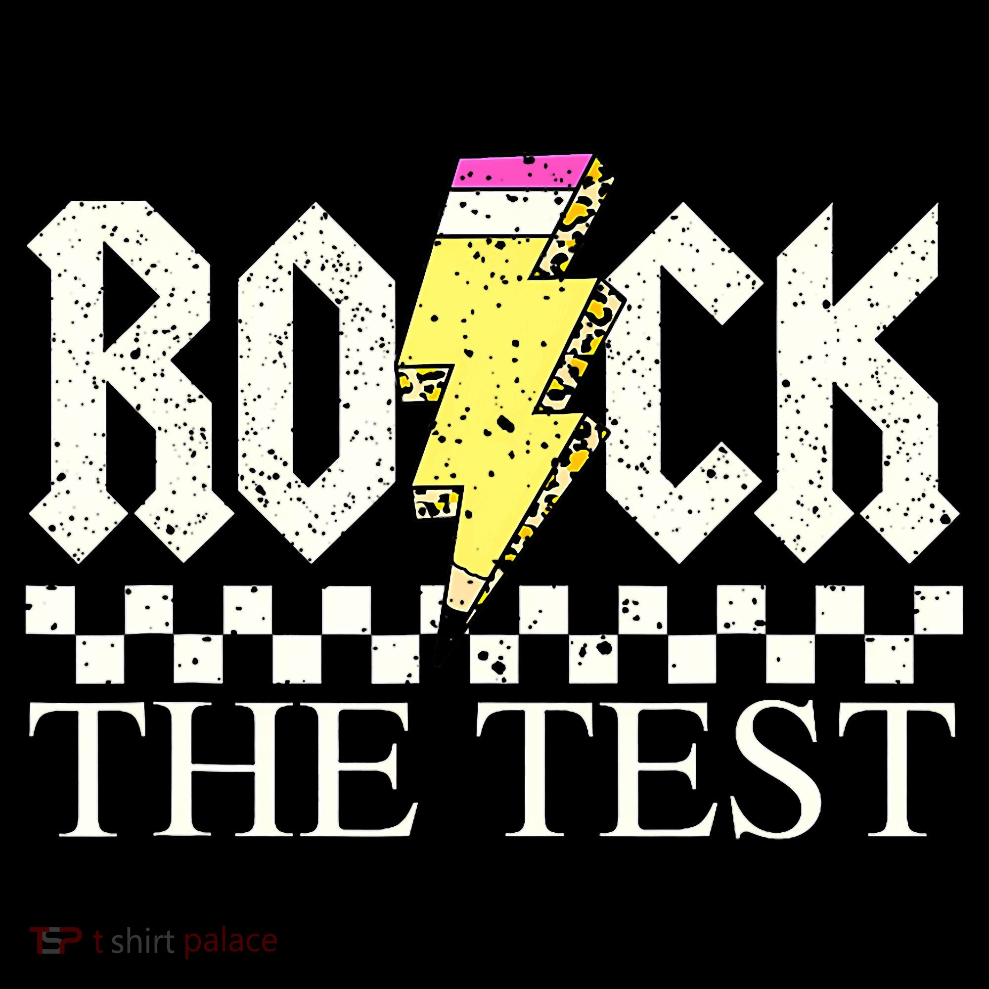 Testing Day Teacher Student Motivational Rock The Test  Button