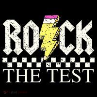 Testing Day Teacher Student Motivational Rock The Test  Coaster thumb 2