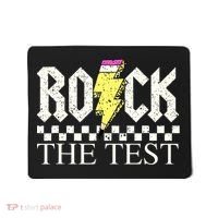 Testing Day Teacher Student Motivational Rock The Test  Mousepad thumb 0