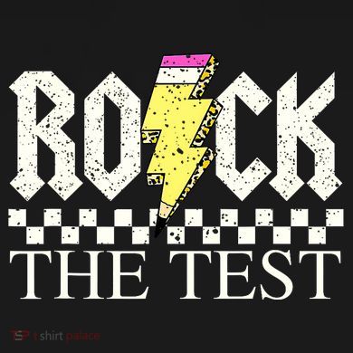 Testing Day Teacher Student Motivational Rock The Test  Toddler Hoodie