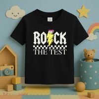 Testing Day Teacher Student Motivational Rock The Test  Toddler T-Shirt thumb 3