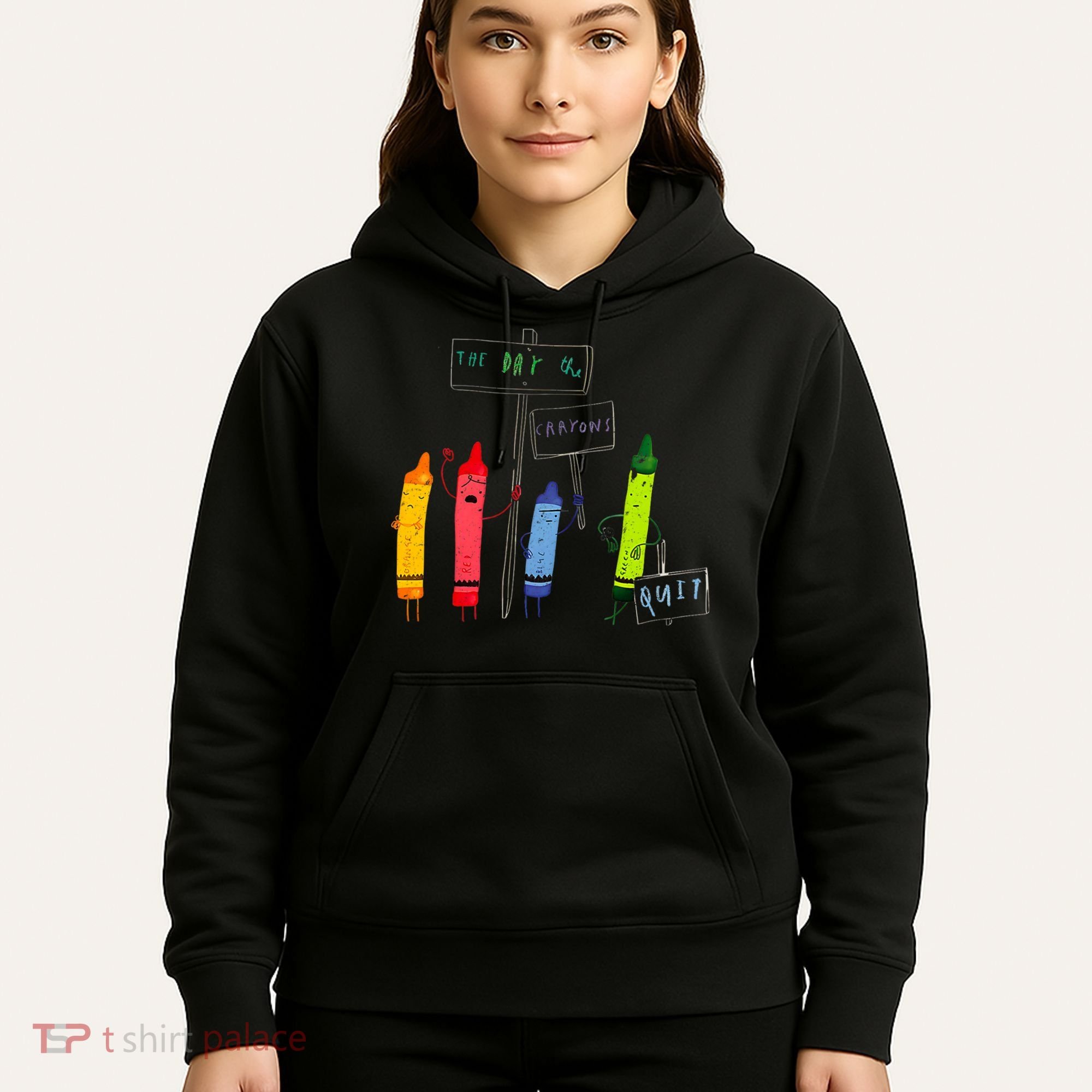 The Day The Crayons Quit Birthday Decorations Funny Hoodie