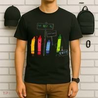 The Day The Crayons Quit Birthday Decorations Funny T-Shirt thumb 6