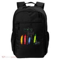 The Day The Crayons Quit Birthday Decorations Funny Backpack thumb 0