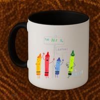 The Day The Crayons Quit Birthday Decorations Funny Coffee Mug thumb 2