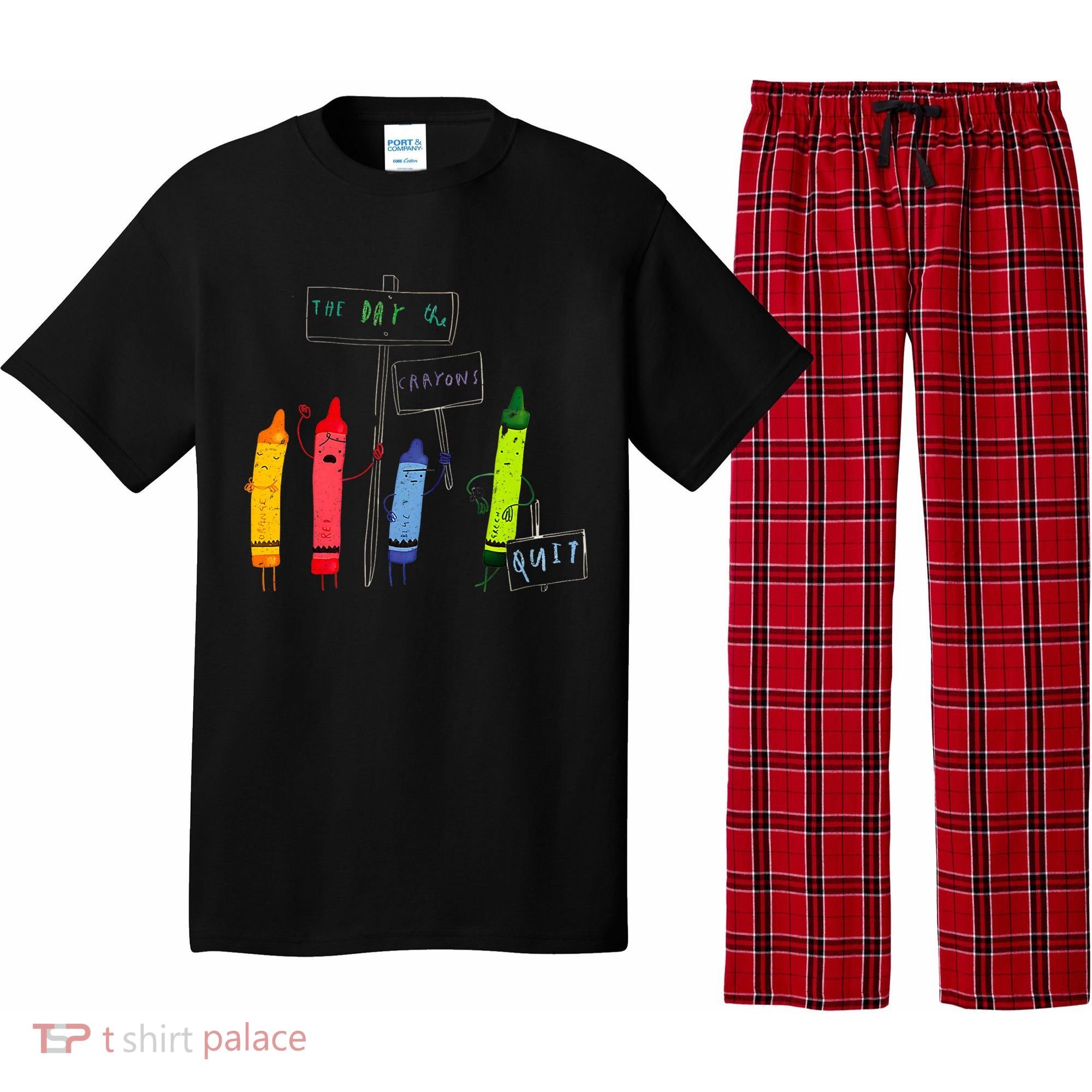 The Day The Crayons Quit Birthday Decorations Funny Pajama Set