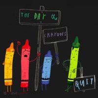 The Day The Crayons Quit Birthday Decorations Funny Toddler Hoodie thumb 2