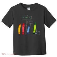 The Day The Crayons Quit Birthday Decorations Funny Toddler T-Shirt thumb 0