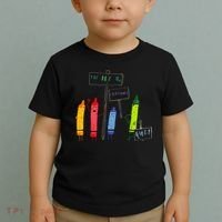 The Day The Crayons Quit Birthday Decorations Funny Toddler T-Shirt thumb 2