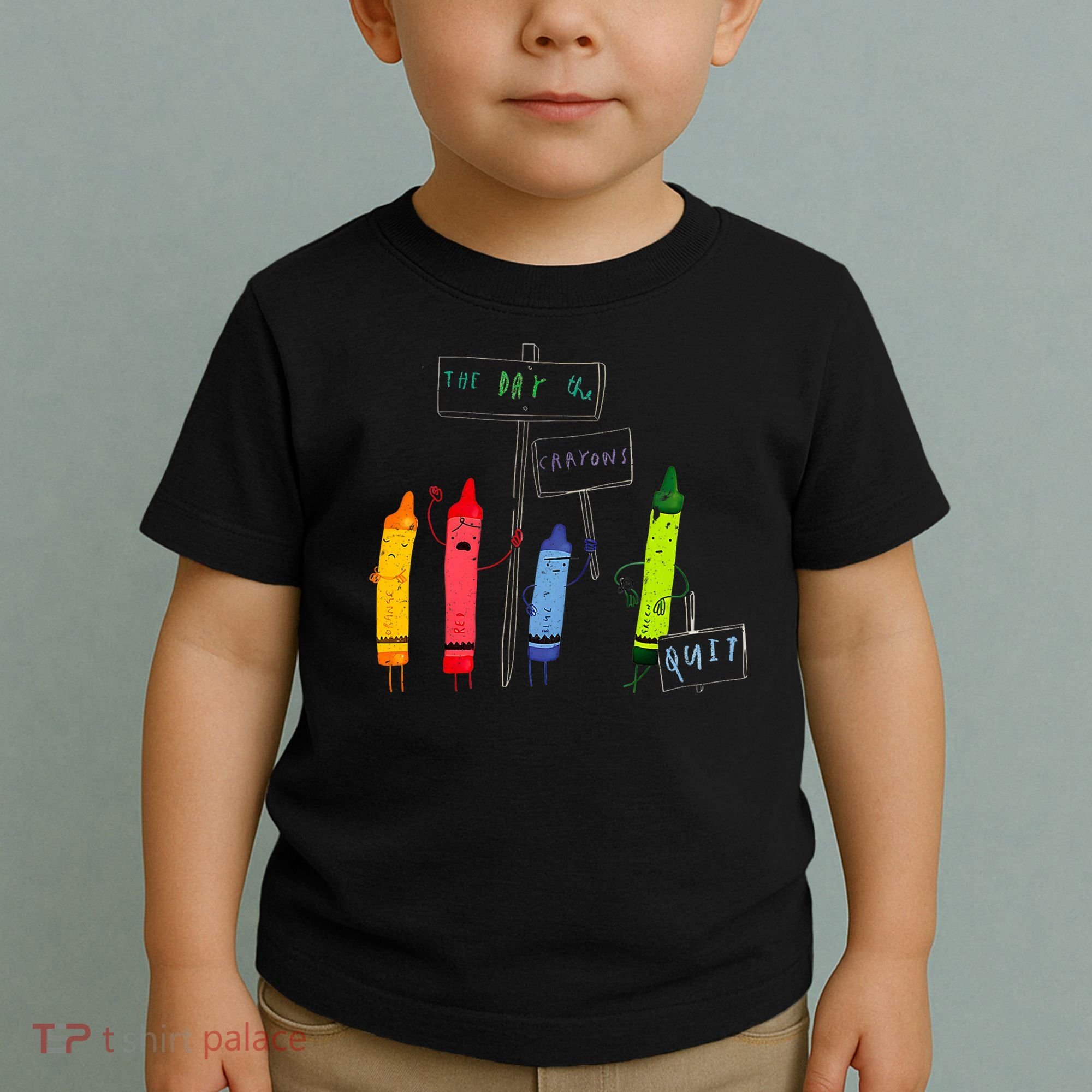 The Day The Crayons Quit Birthday Decorations Funny Toddler T-Shirt
