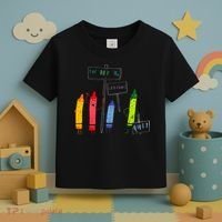 The Day The Crayons Quit Birthday Decorations Funny Toddler T-Shirt thumb 3