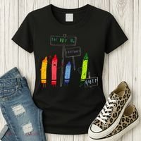 The Day The Crayons Quit Birthday Decorations Funny Women's T-Shirt thumb 3