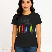 The Day The Crayons Quit Birthday Decorations Funny Women's T-Shirt thumb 4