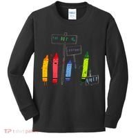 The Day The Crayons Quit Birthday Decorations Funny Kids Long Sleeve Shirt thumb 0