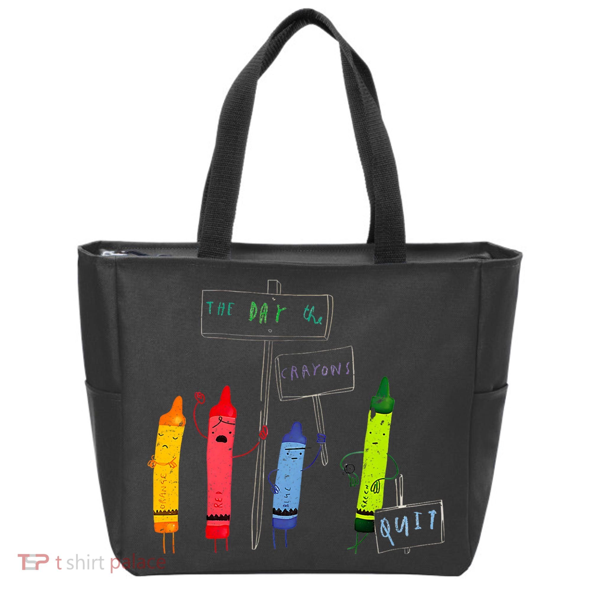The Day The Crayons Quit Birthday Decorations Funny Tote Bag