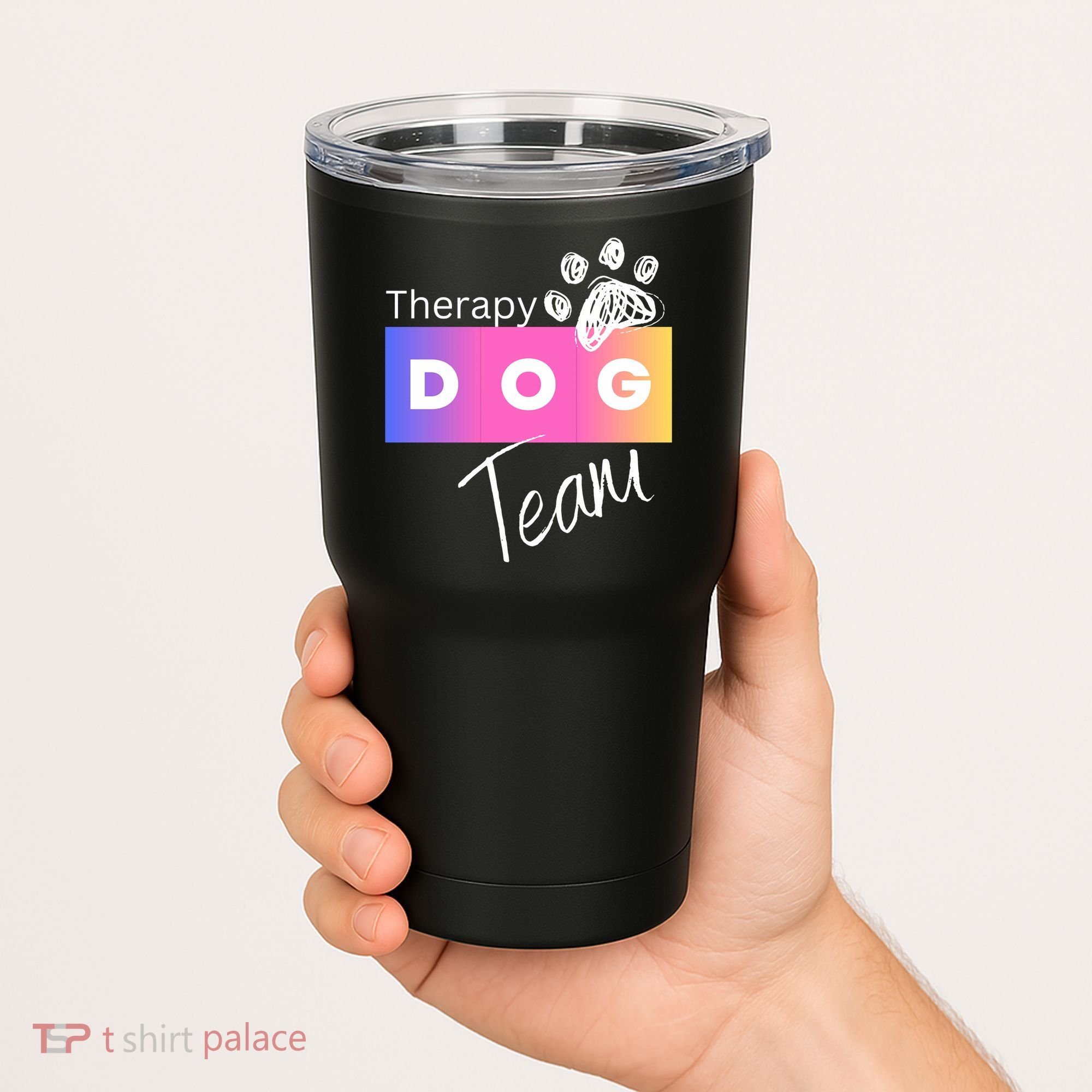 Therapy Dog Team Tumbler