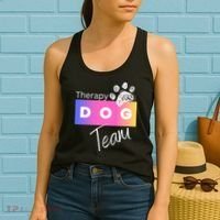 Therapy Dog Team Women's Tank Top thumb 2