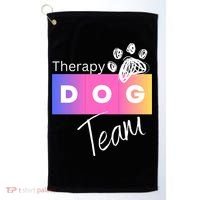 Therapy Dog Team Golf Towel thumb 0