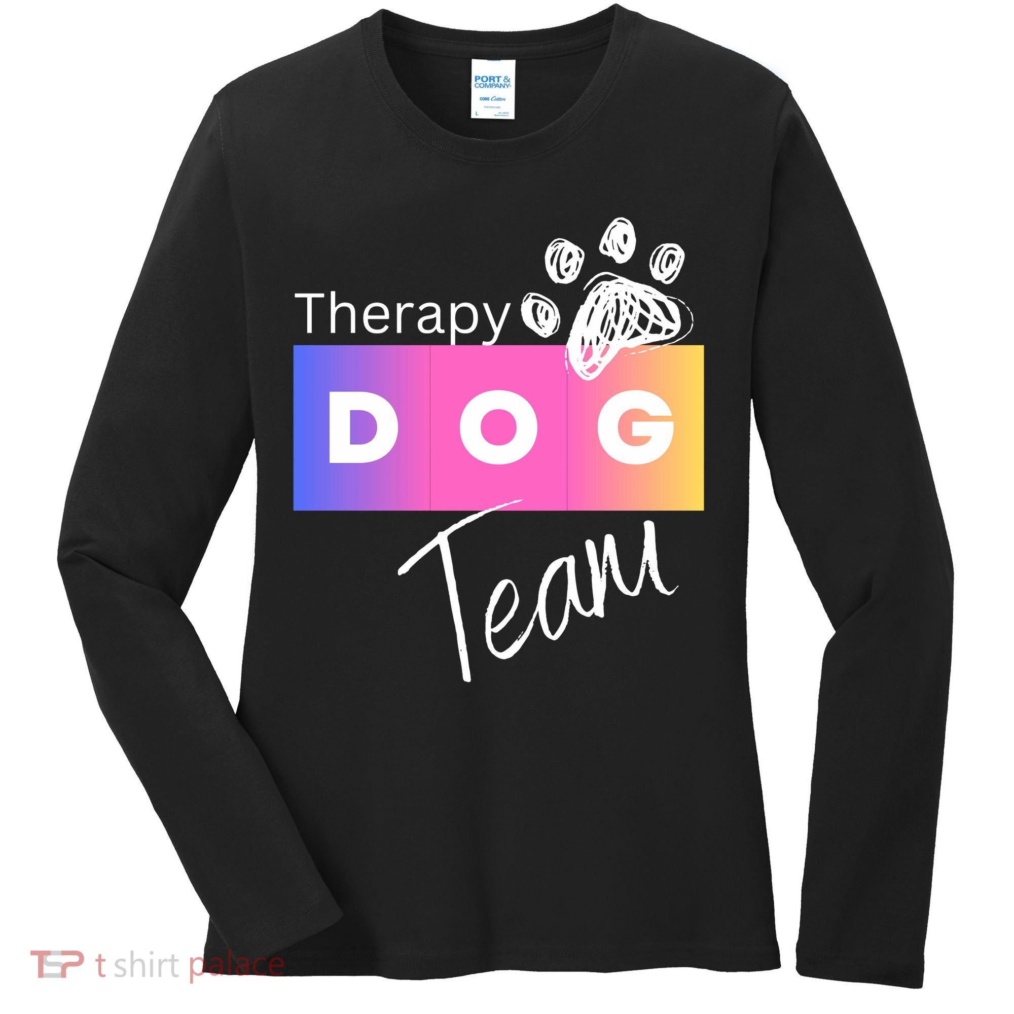 Therapy Dog Team Women's Long Sleeve Shirt