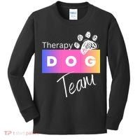 Therapy Dog Team Kids Long Sleeve Shirt thumb 0