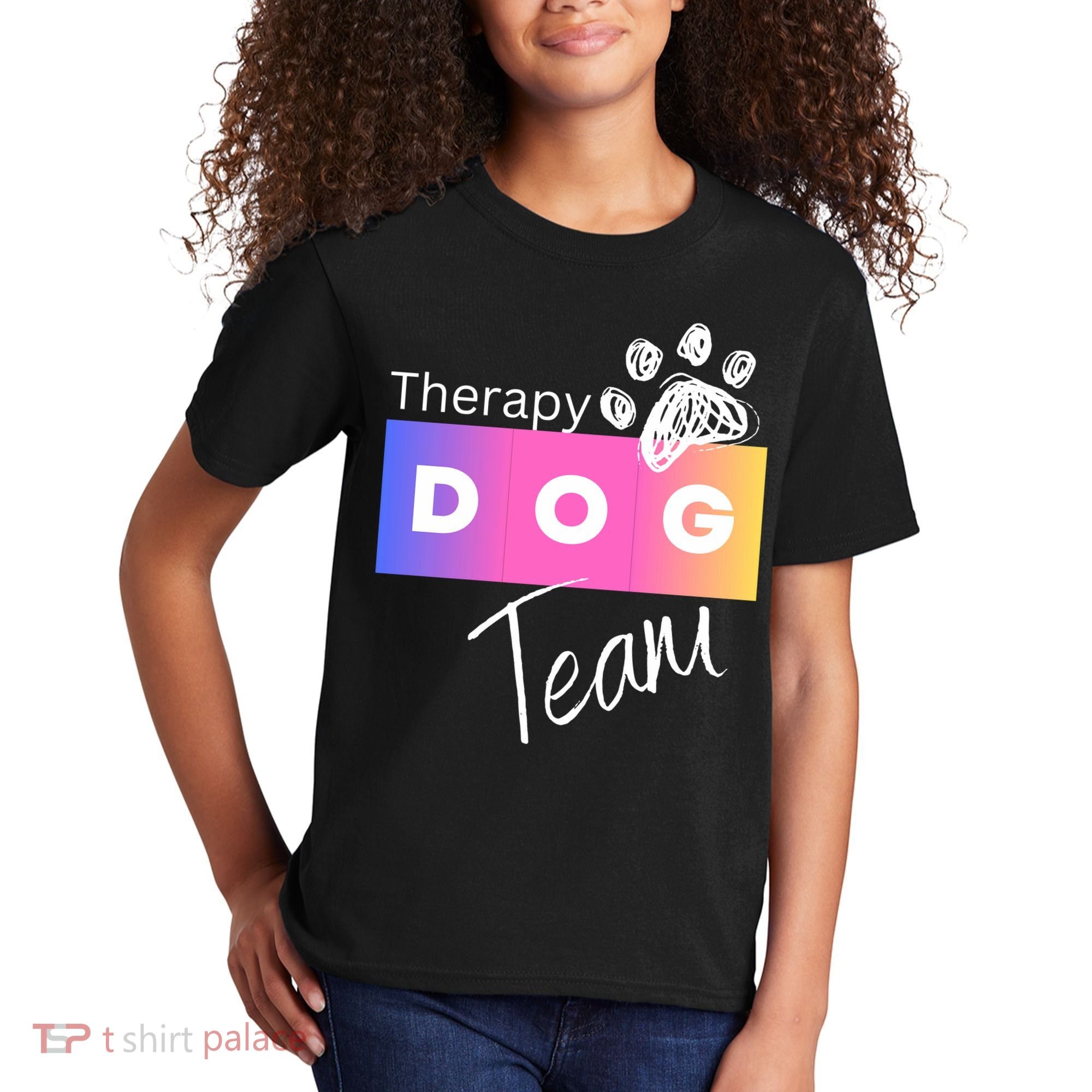 Therapy Dog Team Kids T-Shirt