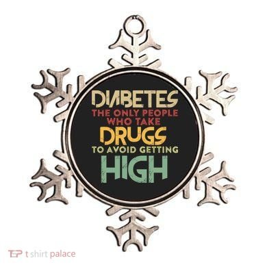 T1d Diabetic Type 1 Diabetes Awareness Funny Gift Ornament