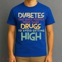 T1d Diabetic Type 1 Diabetes Awareness Funny Gift T-Shirt thumb 3