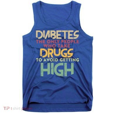 T1d Diabetic Type 1 Diabetes Awareness Funny Gift Tank Top