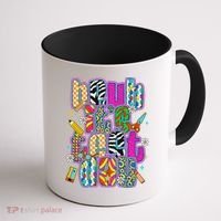 Test Day Teacher Motivation Rock The Test Bruh Its Test Day Coffee Mug thumb 1