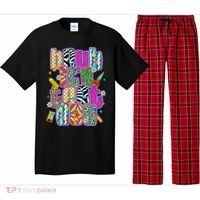 Test Day Teacher Motivation Rock The Test Bruh Its Test Day Pajama Set thumb 0