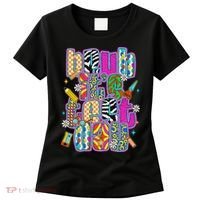Test Day Teacher Motivation Rock The Test Bruh Its Test Day Women's T-Shirt thumb 0