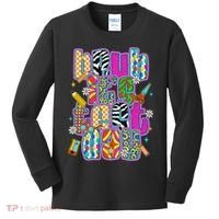 Test Day Teacher Motivation Rock The Test Bruh Its Test Day Kids Long Sleeve Shirt thumb 0