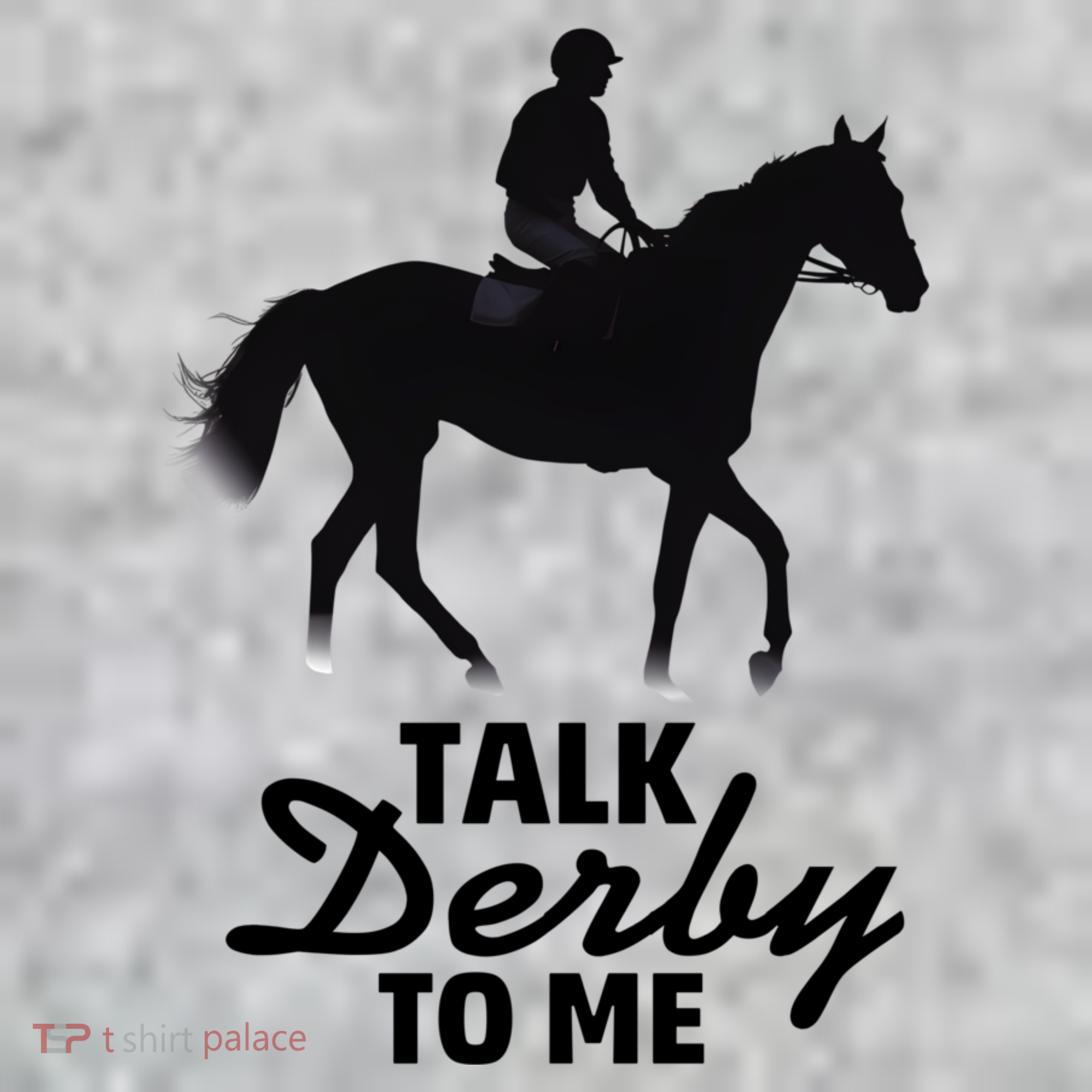 Talk Derby To Me Horse Racing Funny Derby Day Kids T-Shirt