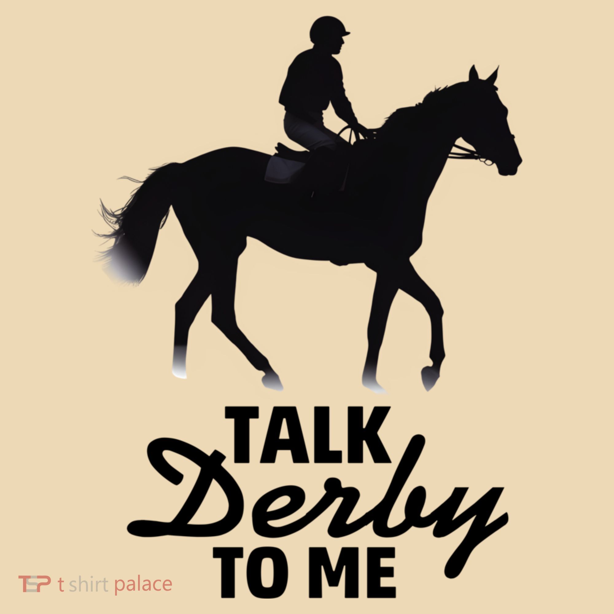 Talk Derby To Me Horse Racing Funny Derby Day Tote Bag