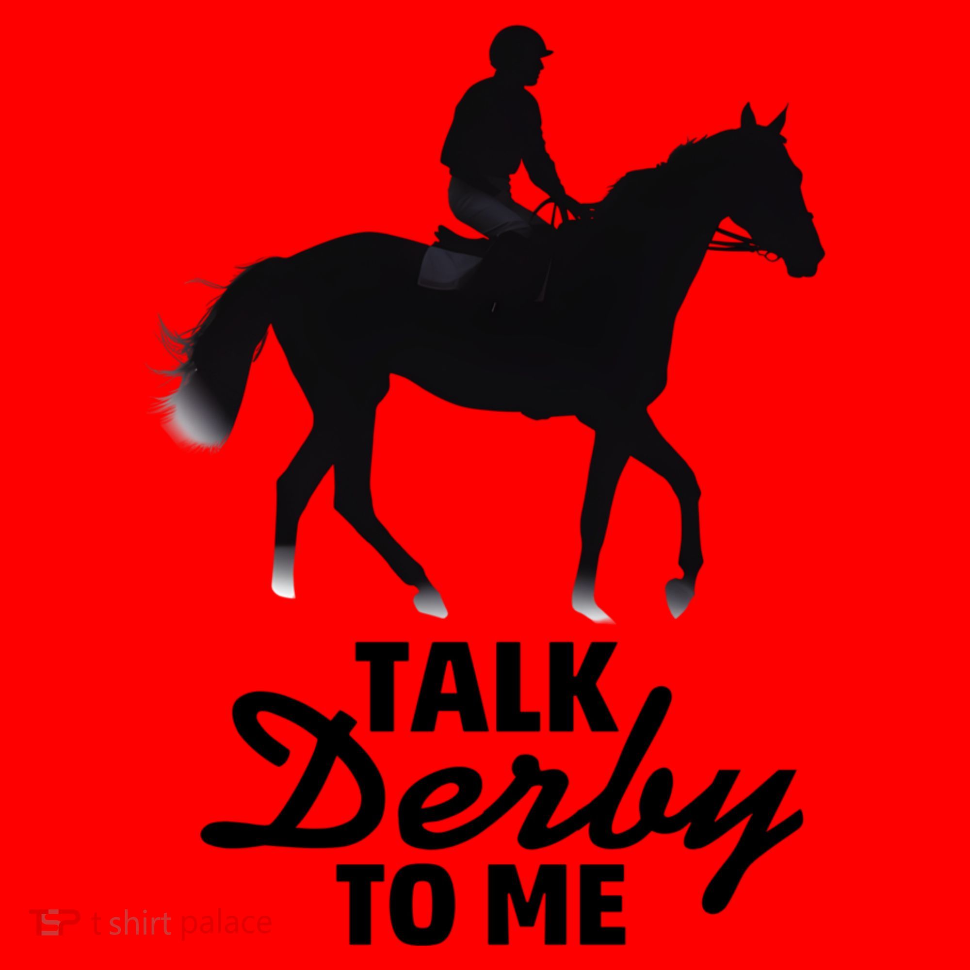 Talk Derby To Me Horse Racing Funny Derby Day Santa Hat