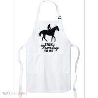 Talk Derby To Me Horse Racing Funny Derby Day Apron thumb 0