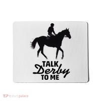 Talk Derby To Me Horse Racing Funny Derby Day Mousepad thumb 0