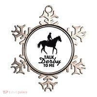 Talk Derby To Me Horse Racing Funny Derby Day Ornament thumb 0