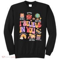 Test Day Teacher I Believe In You School Testing Sweatshirt thumb 0