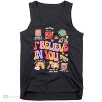 Test Day Teacher I Believe In You School Testing Tank Top thumb 0